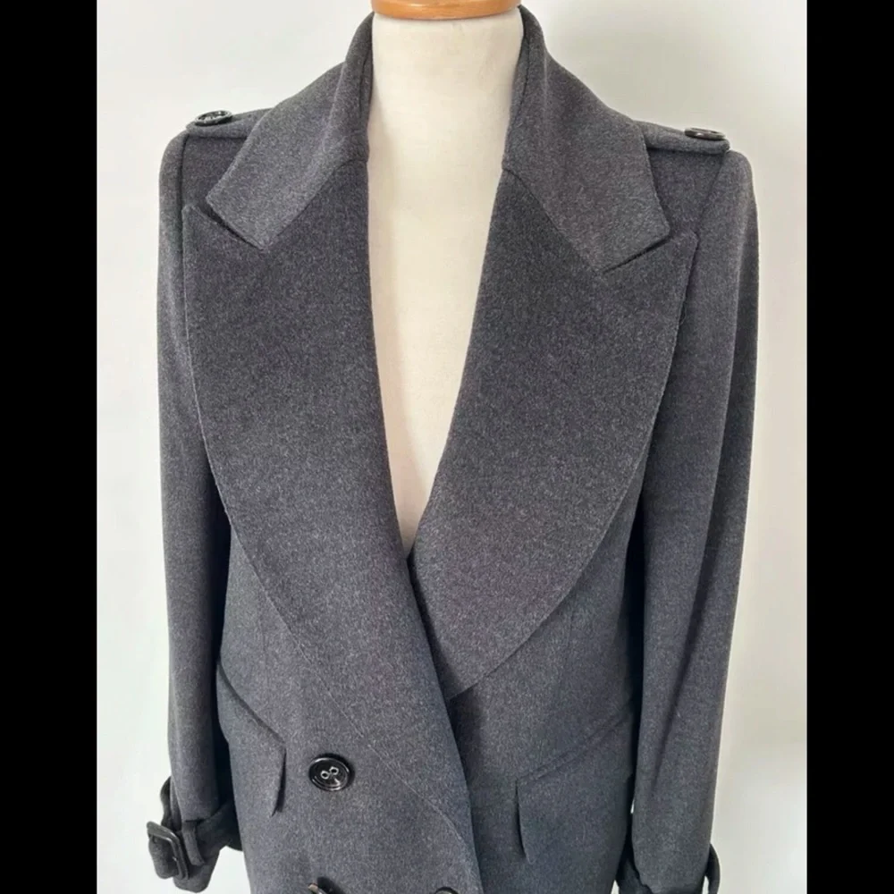 BEAUTIFUL, long, cashmere Burberry Prorsum overcoat. Charcoal grey. - Picture 2 of 6